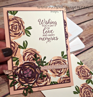 Abstract Impressions Wedding Card 1