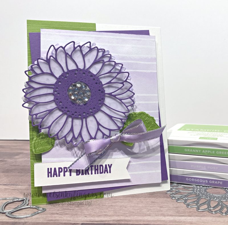 Color fusers august 2020 celebrate sunflowers bundle birthday melsinkyfingers stampin up.